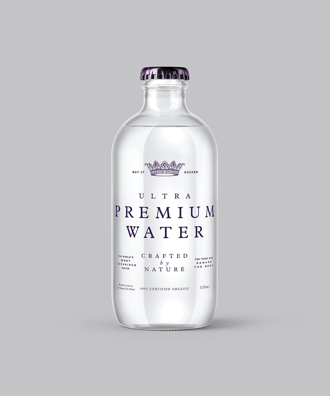 Ultra Premium Water - Crafted by Nature, 100% Certified Organic.